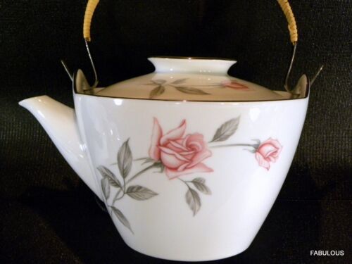 FABULOUS 13 PCS Noritake Rosemarie Pattern Tea Set / Coffee Service PICTURED - Picture 6 of 15