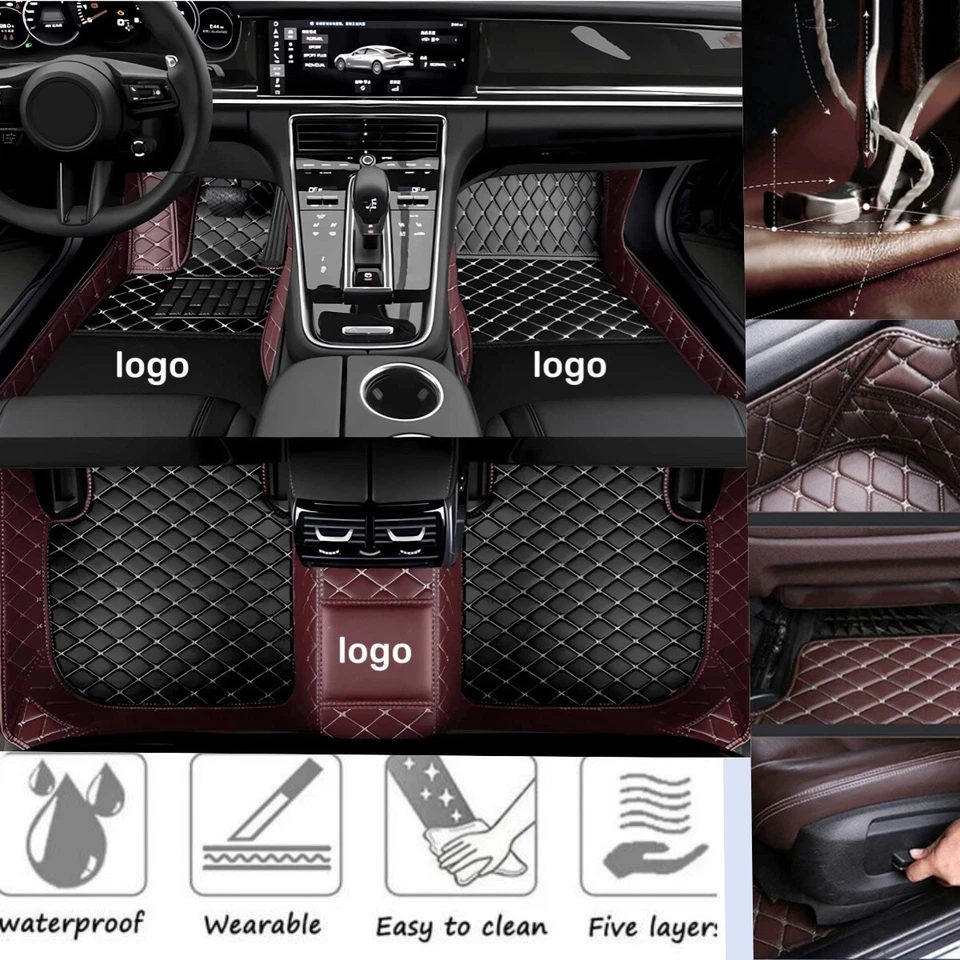 Alfombrillas impermeables para auto Toyota Tacoma revestimientos de carga personalizados Foto 3 de 4