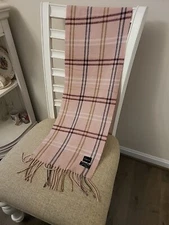 Cejon plaid scarf in Mauve Plaid 