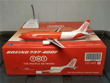 JC Wings for TNT for Boeing B737-400F OE-IAG Cargo Plane 1:200 Pre-built Model