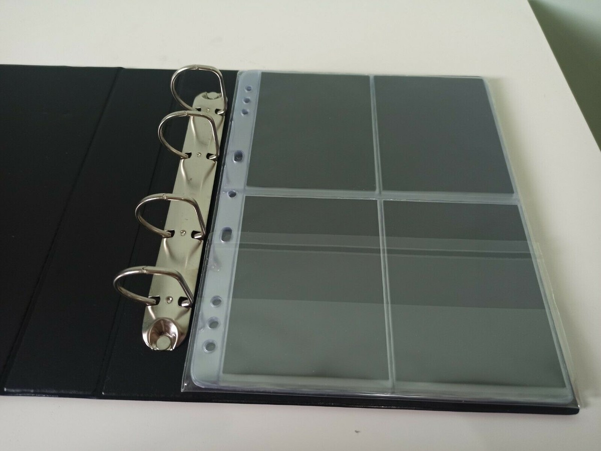 Fippy 60 Tasche Album Porta Banconote Da Collezione, Raccoglitore Per Banconote, Libro Per Raccoglitore Banconote Per Banconote, Francobolli (Blu - Foto 10