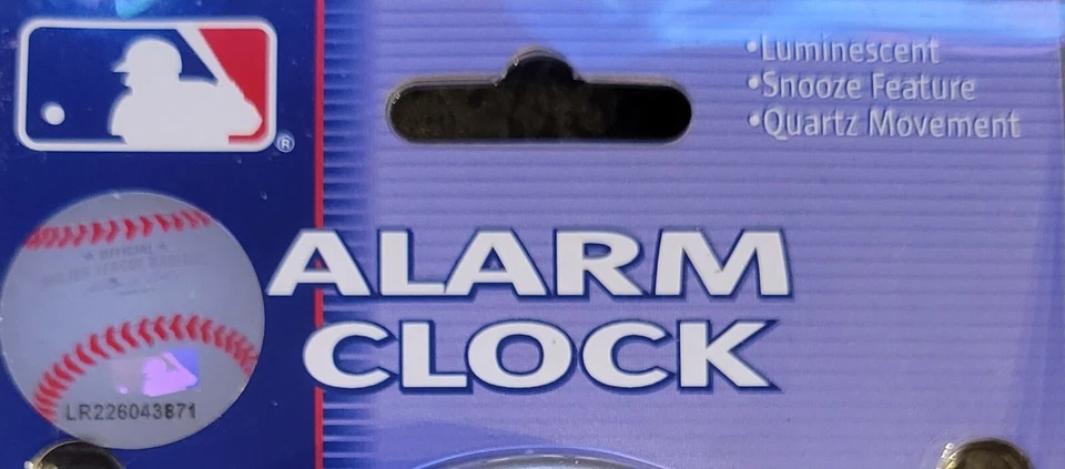 Houston Astros Alarm Clock Quartz Movement Texas MLB Baseball Win Craft Sports  - Image 3 of 4
