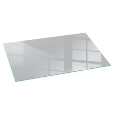 Kaminofen Glas Kaminplatte Ofenplatte Sicherheitsglas Farbe Hellgrau 140 x 70 cm