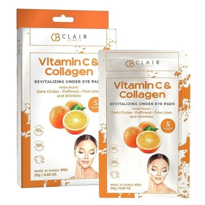 Vitamin C & Collagen Under Eye Patches - Diminishes Dark Circles