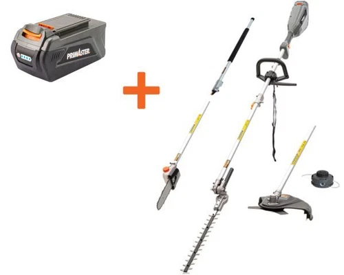 Primaster Akku-Multitool 4in1 PMAMT 40 inkl. 40 V Akku (4 AH)  Multigartengerät