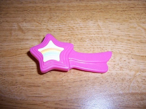 Cepillo arco iris de repuesto vintage My Little Pony G1 rosa estrella fugaz - Imagen 6 de 6