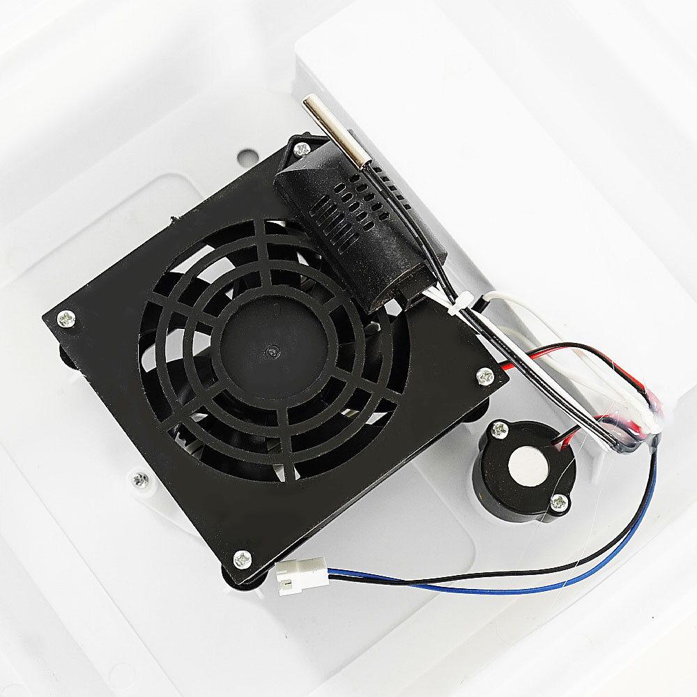 16 Egg Incubator Automatic Turner Hatcher Temperature Control LED Light Alarm