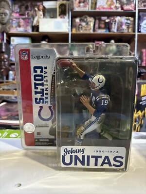 Johhny Unitas 2005 McFarlane NFL Legends, Baltimore Colts HOF