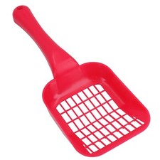 1 x Durable Plastic Pet Kitten Small Animal Cat Litter Scoop - Assorted Colour