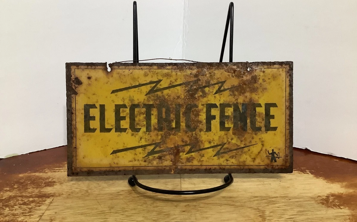Vintage Fence Sign In Original Advertising Signs (1930-1969) for