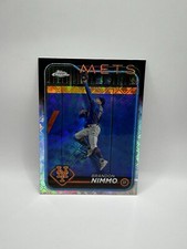 Brandon Nimmo 2024 Topps Chrome Logofractor #233 New York Mets