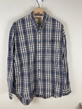 Vintage Guess Mens Size Large Cotton Long Sleeve Button Down Shirt EUC
