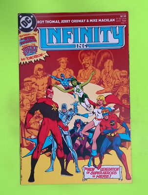 Infinity Inc. #1 Vol. 1 1984 DC Comics 8.0 Comic Book L94-80