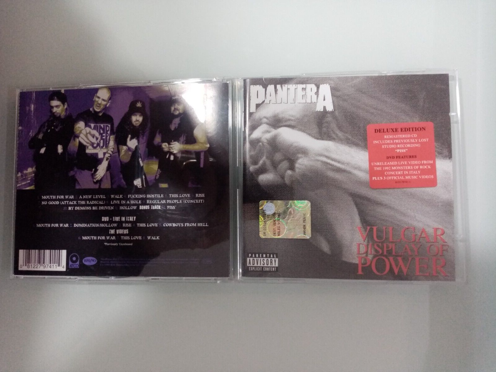 Pantera Ebay PANTERA - VULGAR DISPLAY POWER - 20TH ANNIVERSARY EDITION - CD + DVD | eBay