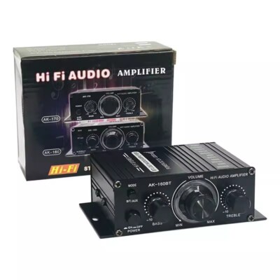 2 Channel 5.0 Bluetooth Mini Amplifier Home Theater Amp with USB/SD AUX Input