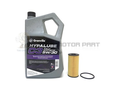 Oil Filter & 5L Engine Oil For Service For Dacia Logan MCV 1.5 BlueHDi 2018-2021