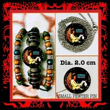 JEFF BECK PEOPLE GET READY SET OF 3 ( BRACELET➕NECKLACE➕PIN) 🎸ALBUM  COVER ARTS