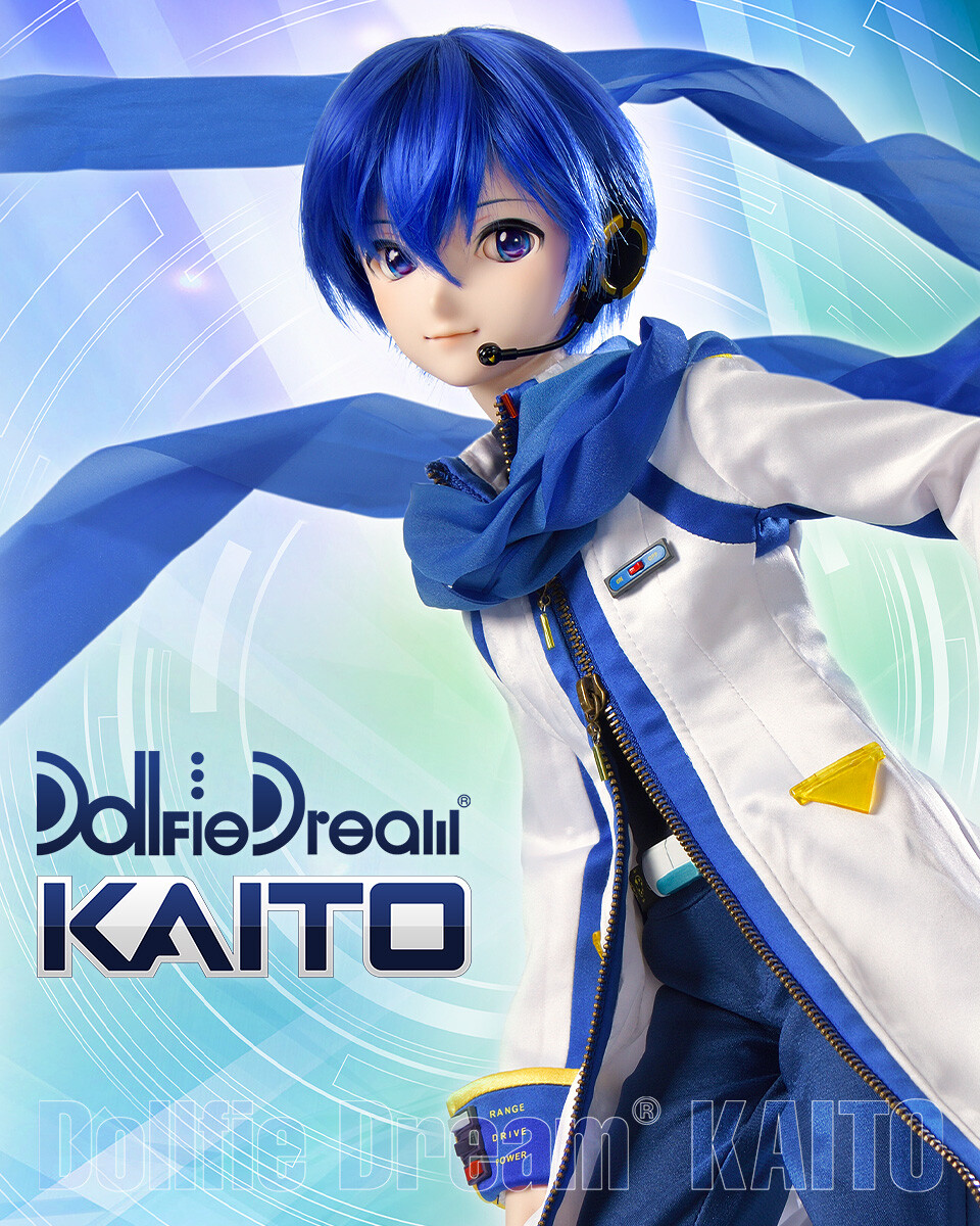 VOLKS ボークス ドルフィードリーム DD KAITO カイト KAITO DD Doll Dollfie Dream Volks Virtual SInger Blue wig dark
