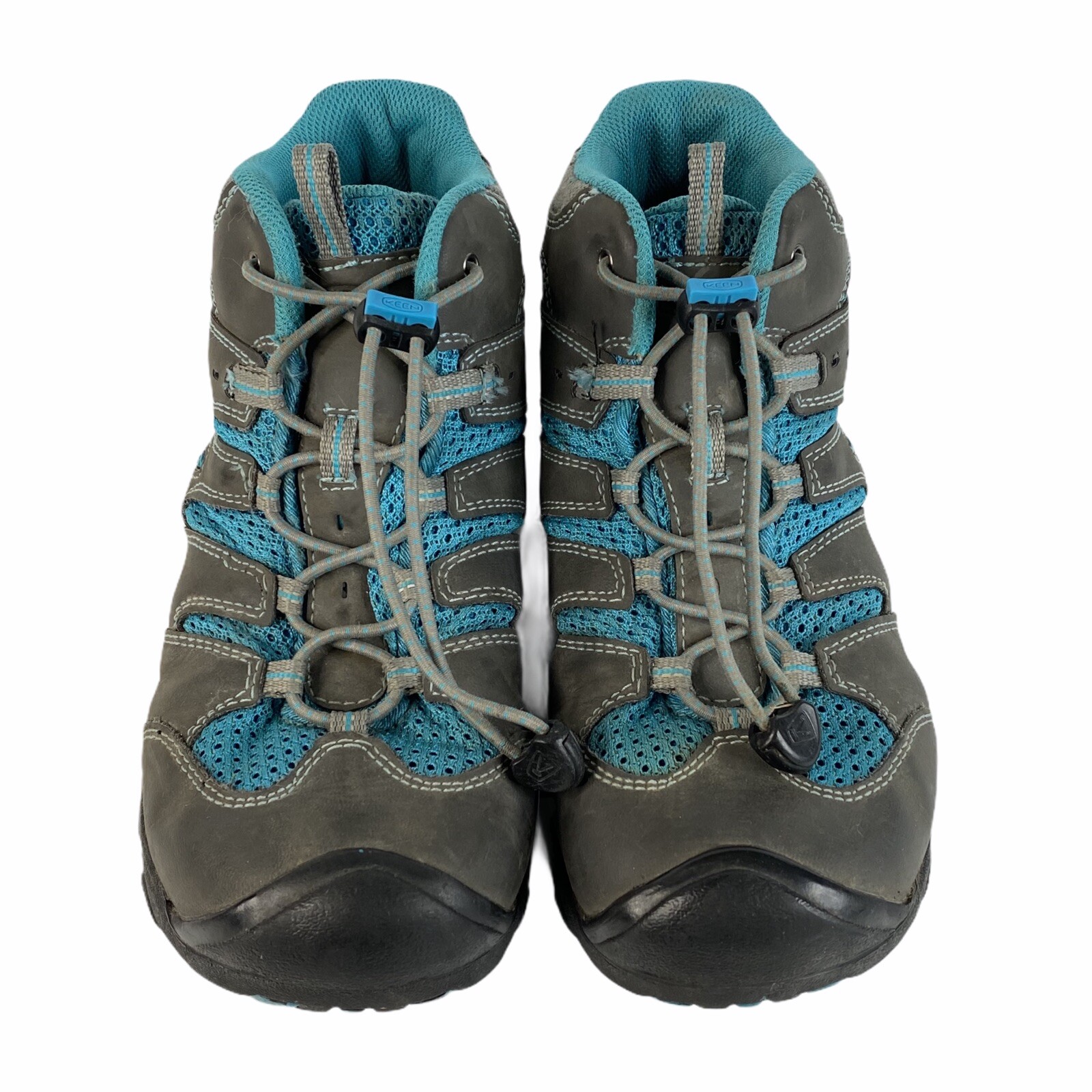 Scarpe stivali da trekking Keen Targhee II impermeabili metà grigio blu donna taglia 5 M
