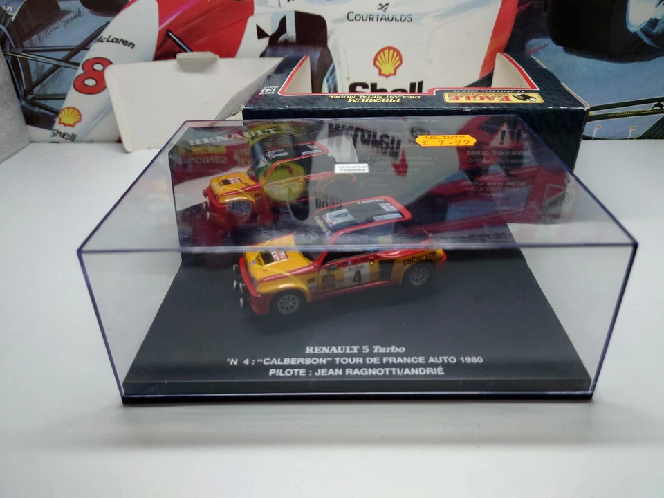 UH / EAGLE RACE - RENAULT R5 TURBO - РАЛЛИ MONTE CARLO 1981 - МАСШТАБ 1/43 МОДЕЛЬ - Изображение 4 из 4