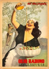 OLIO RADINO ? DALL?OLIVA PREGIATA ? GINO BOCCASILE ? 1940s on carton