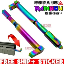 AGGRESSIVE ARMS BILLET STAINLESS RAINBOW STRIKER FR GLOCK GEN 1 2 3 4 FIRING PIN