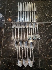MSE Martha Stewart MFS12 Glossy Stainless Flatware 26 Pc.