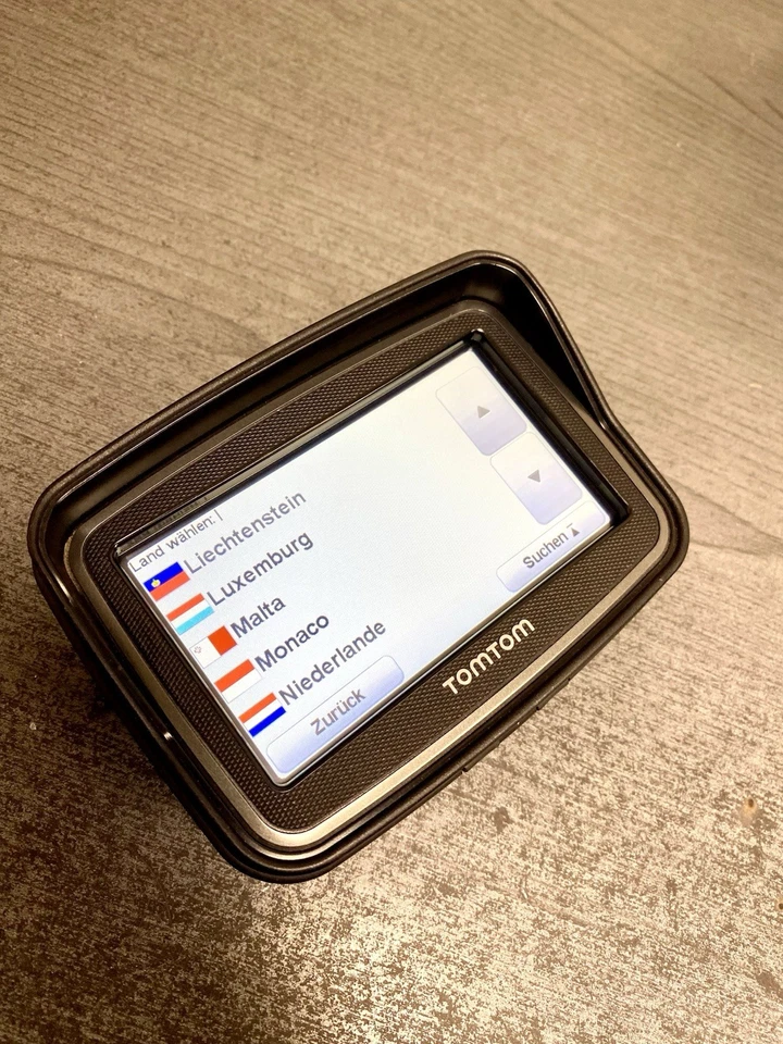 TomTom Rider 4.3” Motorrad GPS Navi Karten für Mitteleuropa 2025 – nur Einheit - Bild 3 von 4