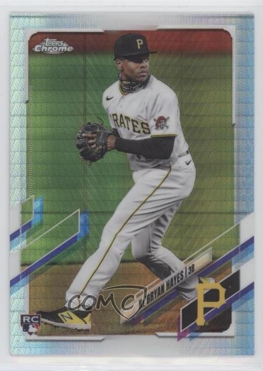 2021 Topps Chrome Prism Refractor Ke'Bryan Hayes #191 0a3