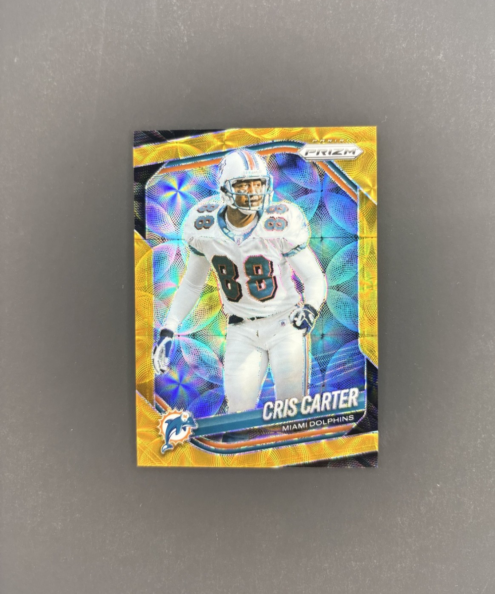 2025 Panini Prizm - Cris Carter #214 Choice Gold Prizm /10 for