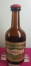 Antique Drambuie Original Gold labeled & lid empty old liquor old bottle 1940's