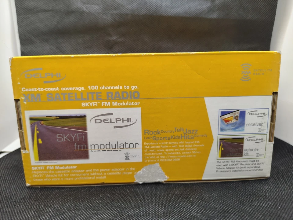 Delphi SKYFi FM Universal Adapter Modulator for XM Satellite Radio SA10003 New - Image 4 of 4