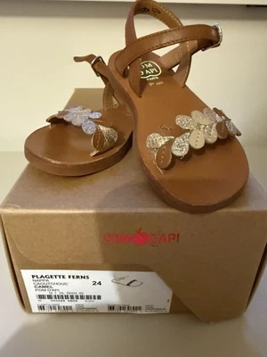 Pom D'Api Leather Sandals EU 24/Uk 7 - Image 1 of 3