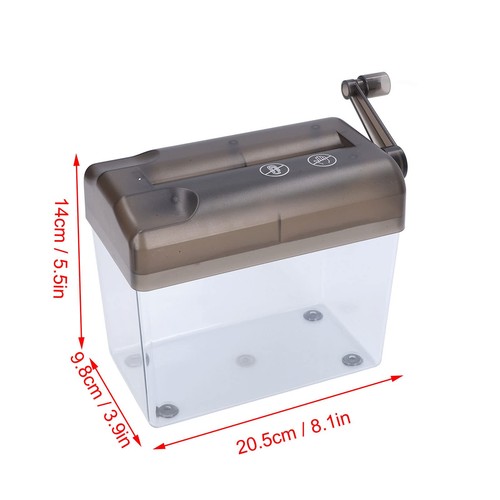 Manual Paper Shredder,Portable Manual Compact Structure Simple Hand Crank Shr... - Picture 5 of 9