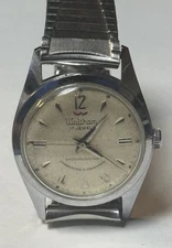 VTG Waltham 17 Jewels Date Red Arrow Manual Wind Watch For Parts