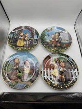 The Danbury Mint MJ Hummel Collector Plates Set Of 4