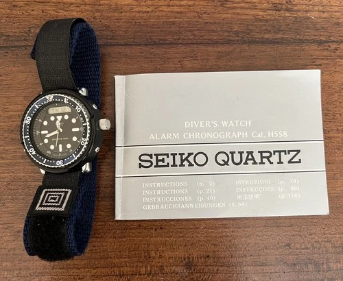 Vintage Seiko H558-5009 “Arnie” Diver Watch – New Battery