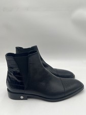 Stivali Chelsea uomo CAVALLI CLASS in pelle goffrata con animalier misura 42,5