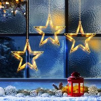 Weihnachtsdeko Fensterdeko Sterne LED Lichterkette Innen AußEn Kinderzimmer