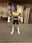 Bandai 1996 Power Rangers Zeo Black Gold Ranger 5.5" Vintage Action Figure