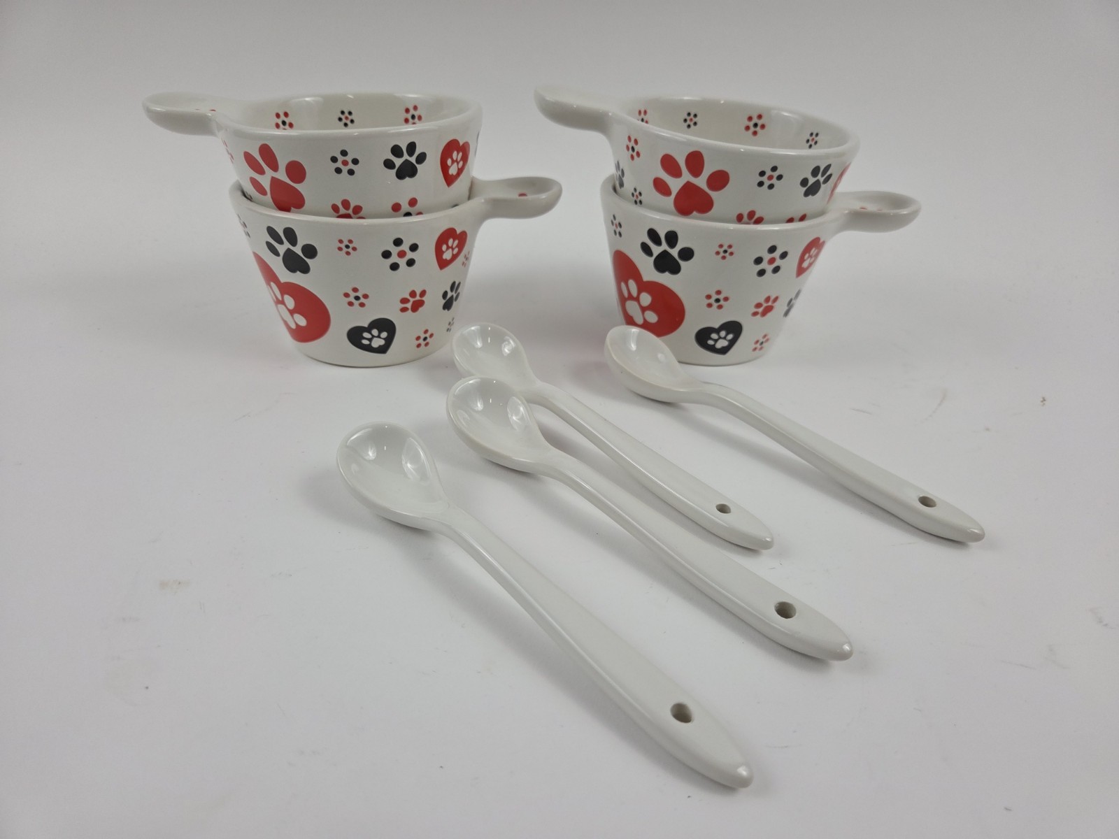 Pawfetti Temp-tations Pawfetti Petite Serving Bowls with Spoons | eBay