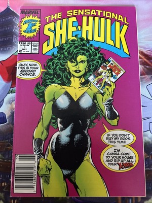 Marvel Comics The Sensational She-Hulk Vol.1 Premiere Issue Key 1989 High Grade