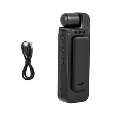 Portable 180° Rotating Lens 1080P DVR IR Night Audio Video Recorder Camcorder