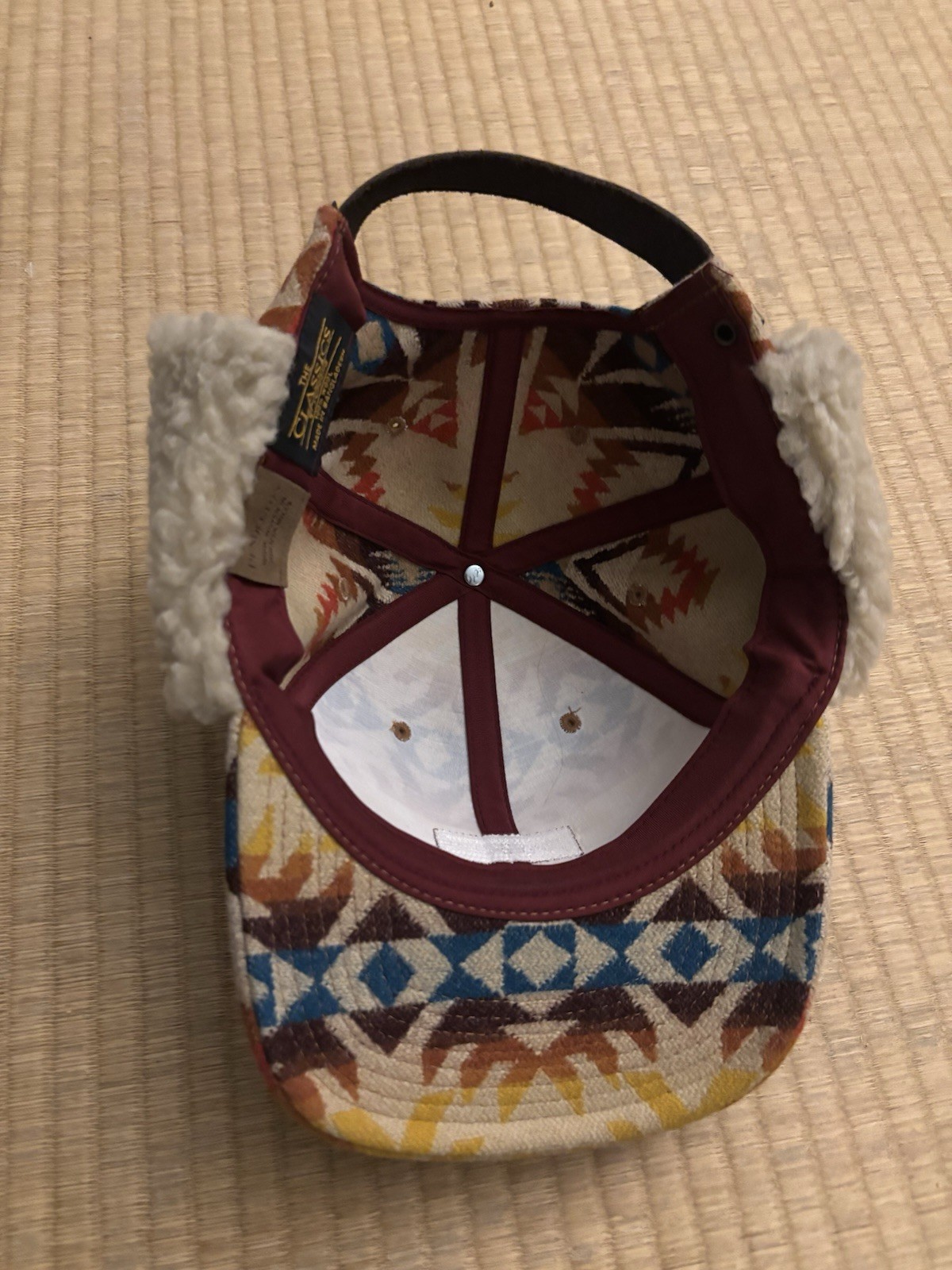 Pendleton Timberline Hat Cap Ear Flaps Aztec Prin… - image 3