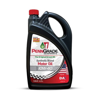 PennGrade 1 71440-4 Synthetic Blend High Performance Motor Oil SAE 10W-40 - (4)