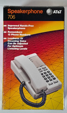 AT T Speakerphone 706 Corded Telephone Dove Gray