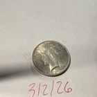 1923 Peace Dollar $1 Silver Coin Circulated Business Strike Uncertified