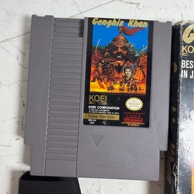 NES Nintendo - Genghis Khan - CIB Complete in Box - No Manual (Koei, 1990)