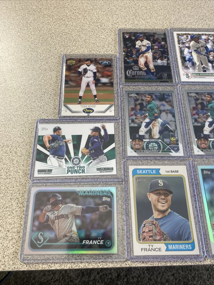 Lote de tarjetas de los Marineros de Seattle - Múltiples tarjetas de novato de Julio y Felnin Celesten 🔥 Foto 2 de 4