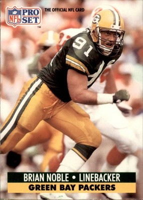 1991 NFL Pro Set Brian Noble #159 (6024)